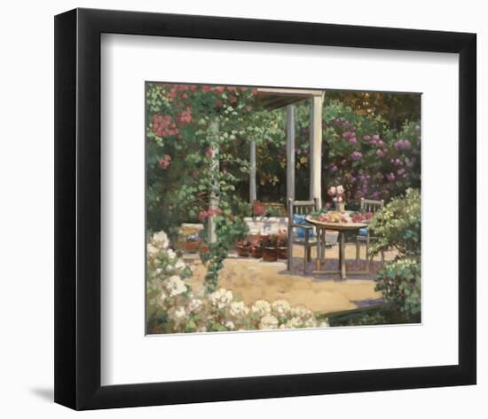 Posy Patio-David Weiss-Framed Art Print