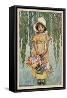 Posy-Jessie Willcox-Smith-Framed Stretched Canvas