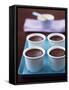 Pot Au Chocolate (Baked Chocolate Mousse)-Michael Paul-Framed Stretched Canvas