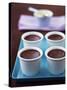 Pot Au Chocolate (Baked Chocolate Mousse)-Michael Paul-Stretched Canvas