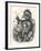 Pot-Bellied Father Christmas with Lots of Presents-Thomas Nast-Framed Art Print