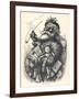 Pot-Bellied Father Christmas with Lots of Presents-Thomas Nast-Framed Art Print