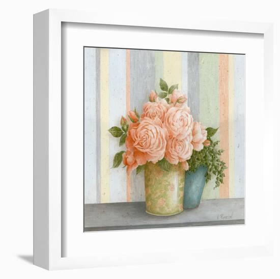 Pot de Roses-Vincent Perriol-Framed Art Print