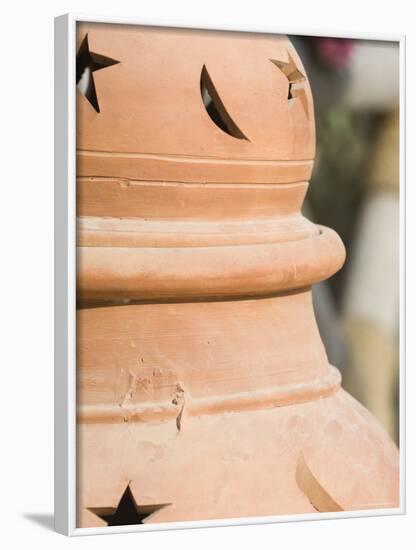 Pot Detail, Dubai, United Arab Emirates, Middle East-Amanda Hall-Framed Photographic Print