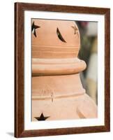 Pot Detail, Dubai, United Arab Emirates, Middle East-Amanda Hall-Framed Photographic Print