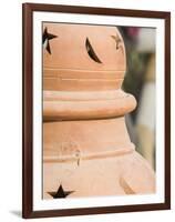 Pot Detail, Dubai, United Arab Emirates, Middle East-Amanda Hall-Framed Photographic Print