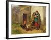 Pot Luck, 1866-Thomas Faed-Framed Giclee Print