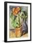 Pot of Flowers (Oil on Panel)-Alfred Henry Maurer-Framed Giclee Print