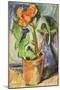 Pot of Flowers (Oil on Panel)-Alfred Henry Maurer-Mounted Giclee Print