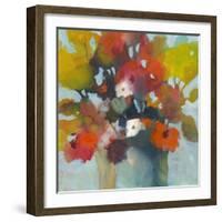 Pot of Flowers-Michelle Abrams-Framed Giclee Print