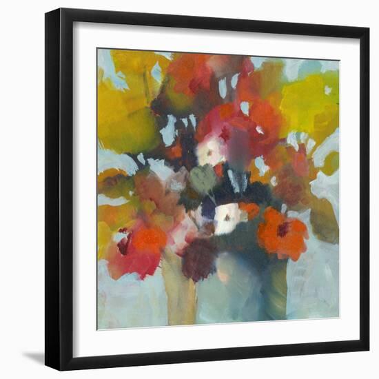 Pot of Flowers-Michelle Abrams-Framed Giclee Print