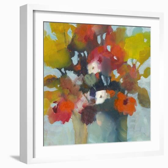 Pot of Flowers-Michelle Abrams-Framed Giclee Print