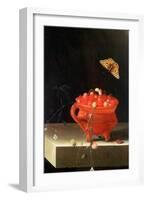 Pot of Wild Strawberries-Adrian Coorte-Framed Giclee Print