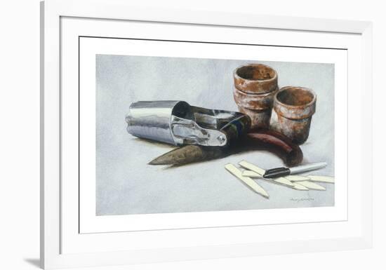 Pot Plant Tools-Henry Koehler-Framed Premium Giclee Print