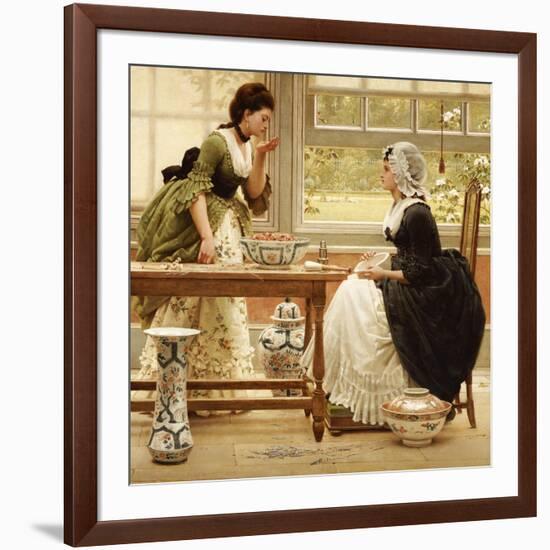 Pot-Pourri, circa 1874-George Dunlop Leslie-Framed Giclee Print
