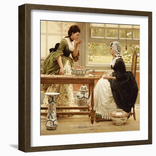 Pot-Pourri, circa 1874-George Dunlop Leslie-Framed Giclee Print