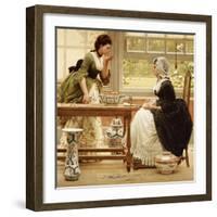 Pot-Pourri, circa 1874-George Dunlop Leslie-Framed Giclee Print