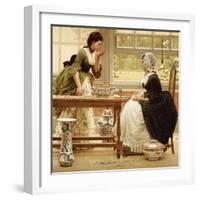 Pot-Pourri, circa 1874-George Dunlop Leslie-Framed Giclee Print