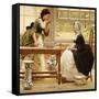 Pot-Pourri, circa 1874-George Dunlop Leslie-Framed Stretched Canvas