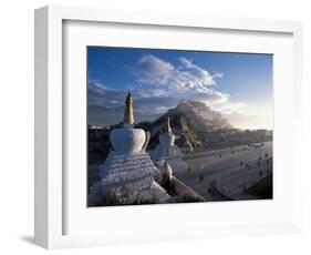 Potala at Sunrise, Lhasa, Tibet-Vassi Koutsaftis-Framed Photographic Print