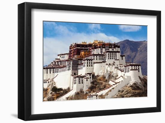 Potala Palace in Lhasa Tibet-null-Framed Art Print