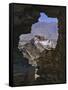 Potala Palace, Seen Through Ruined Fort Window, Lhasa, Tibet-Nigel Blythe-Framed Stretched Canvas