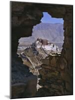 Potala Palace, Seen Through Ruined Fort Window, Lhasa, Tibet-Nigel Blythe-Mounted Photographic Print