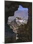 Potala Palace, Seen Through Ruined Fort Window, Lhasa, Tibet-Nigel Blythe-Mounted Photographic Print