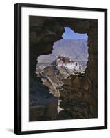 Potala Palace, Seen Through Ruined Fort Window, Lhasa, Tibet-Nigel Blythe-Framed Photographic Print