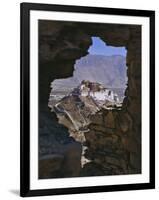 Potala Palace, Seen Through Ruined Fort Window, Lhasa, Tibet-Nigel Blythe-Framed Photographic Print