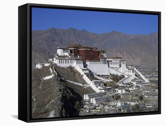 Potala Palace, UNESCO World Heritage Site, Lhasa, Tibet, China-Gavin Hellier-Framed Stretched Canvas