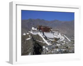 Potala Palace, UNESCO World Heritage Site, Lhasa, Tibet, China-Gavin Hellier-Framed Photographic Print