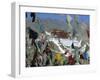 Potala Palace, UNESCO World Heritage Site, Seen Through Prayer Flags, Lhasa, Tibet, China-Gavin Hellier-Framed Photographic Print