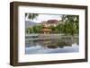 Potala Palace (UNESCO World Heritage site) with reflection in the lake water, Lhasa, Tibet, China-Keren Su-Framed Photographic Print