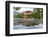 Potala Palace (UNESCO World Heritage site) with reflection in the lake water, Lhasa, Tibet, China-Keren Su-Framed Photographic Print