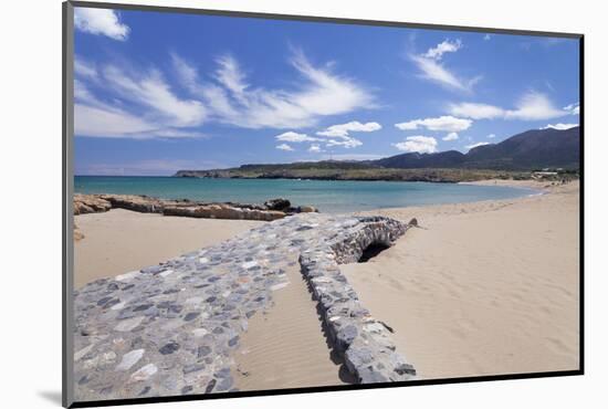 Potamos Beach, Malia, Iraklion, Crete, Greek Islands, Greece, Europe-Markus Lange-Mounted Photographic Print