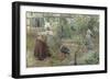 Potato Digging in the Kitchen Garden-William Small-Framed Giclee Print