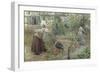 Potato Digging in the Kitchen Garden-William Small-Framed Giclee Print