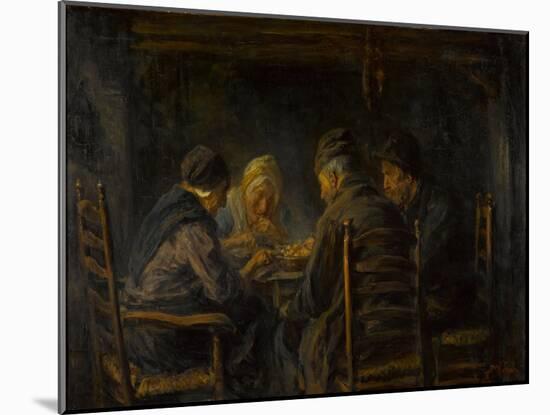 Potato Eaters, C. 1902-Jozef Israëls-Mounted Giclee Print