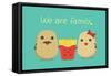 Potato Family Include Father and Mother Which Have Son is French Fries.-Solar22-Framed Stretched Canvas