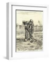 Potato Gatherer, 1885-Vincent van Gogh-Framed Giclee Print