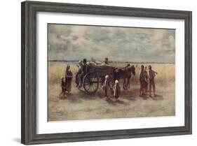 'Potato Harvest', 1844, (c1915)-Jozef Israels-Framed Giclee Print