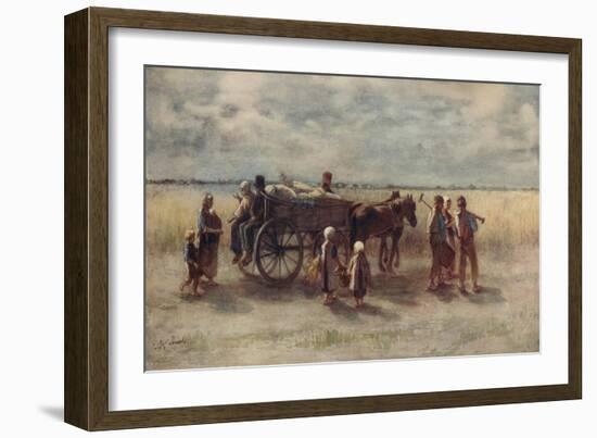 'Potato Harvest', 1844, (c1915)-Jozef Israels-Framed Giclee Print