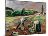 Potato Harvest, 1924-Edvard Munch-Mounted Giclee Print