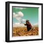 Potato Harvest In The Andes Of Peru-cwwc-Framed Art Print