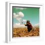 Potato Harvest In The Andes Of Peru-cwwc-Framed Art Print