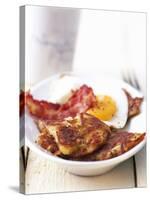 Potato Pancake with Fried Egg and Bacon-Marc O^ Finley-Stretched Canvas