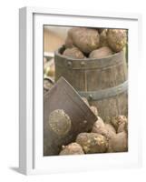 Potatoes at Vegetable Market, Stavanger Harbour, Norway-Russell Young-Framed Photographic Print