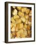 Potatoes Being Fried in Hot Oil-Enrique Chavarria-Framed Photographic Print