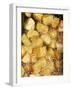 Potatoes Being Fried in Hot Oil-Enrique Chavarria-Framed Photographic Print